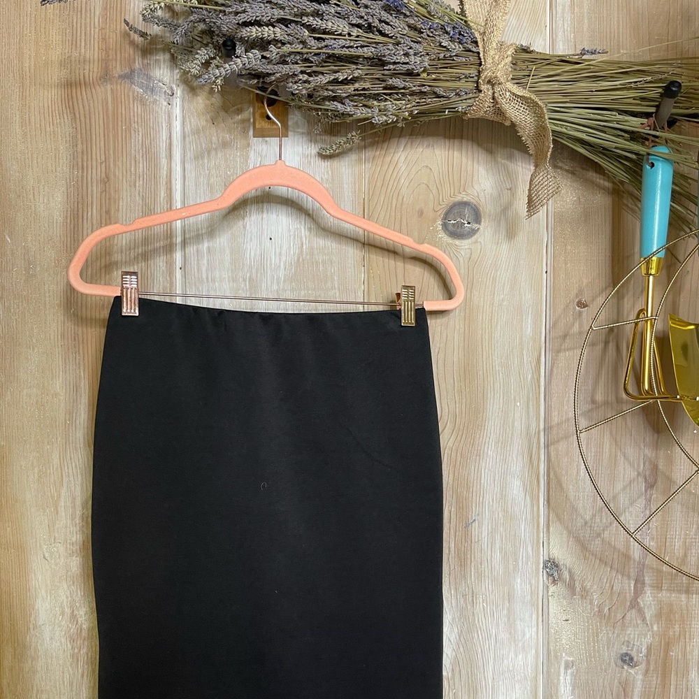 Business Professional Black Pencil Skirt